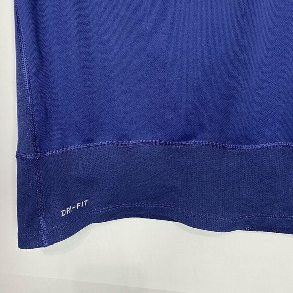 Nike Men's Small Dri-fit Running Navy Shirt Lightweight Shirt Sleeve - Picture 3 of 4